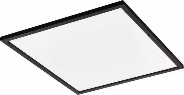 Plafoniera Moderna Eglo Salobrena-Z in Alluminio Nero con Luce LED Integrata da 33W