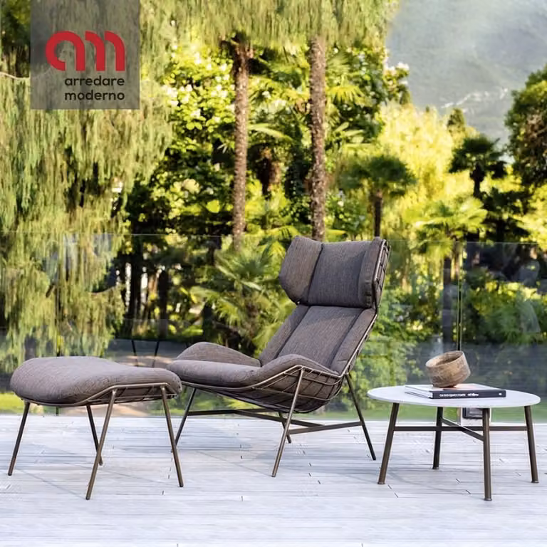 Poltrona Summer Set Bergere relax Varaschin