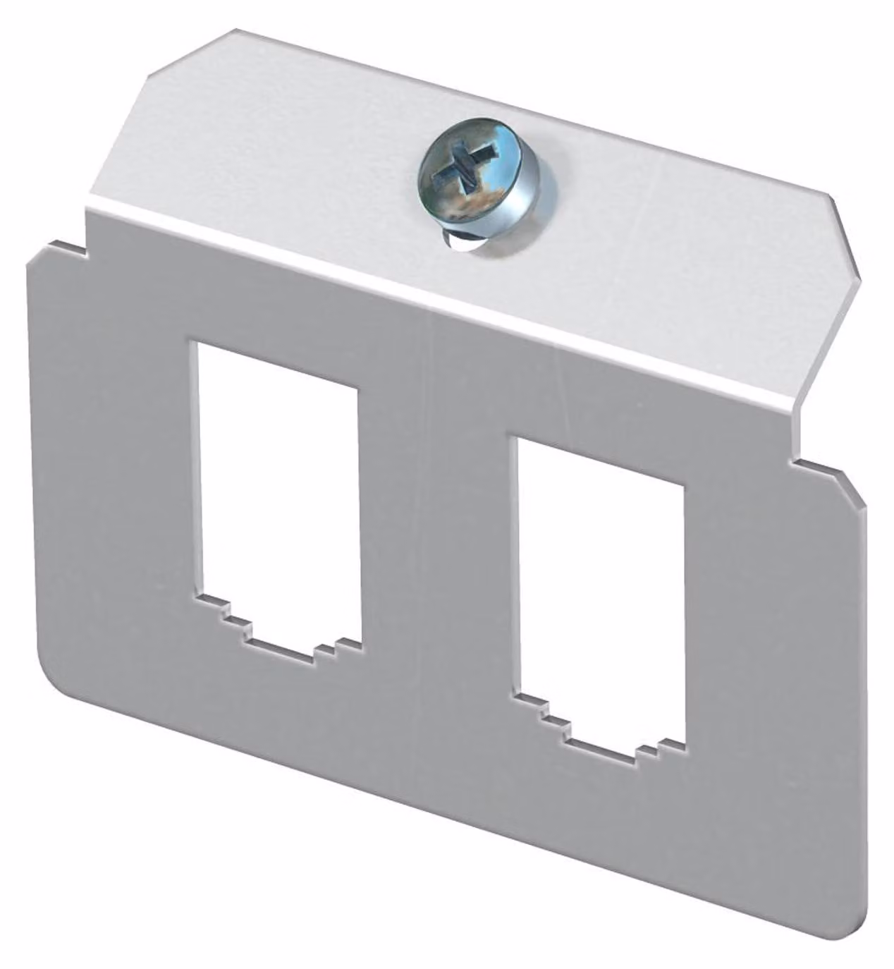 OBO Piastra di supporto Bettermann Vertr 2x con schema di fori tipo B MTM 2B