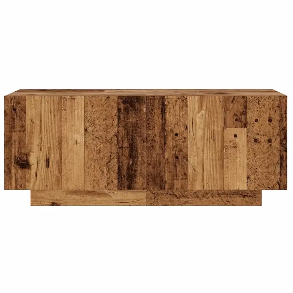 Mobile porta TV in legno composito stile vintage color marrone con vano contenitore L: 100 cm, P: 35 cm, H: 40 cm – 2