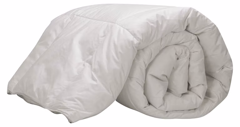 Coperta in piumino d'oca, 92% piumino d'oca, 250 g/m², dimensioni 200x200 cm, ideale per l'autunno/inverno