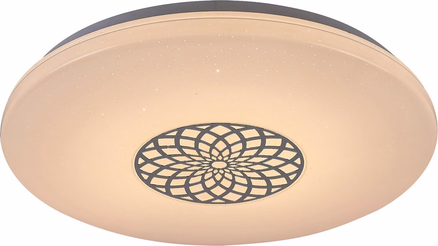 Rabalux 5364 Illuminatore LED Ophelia, 24W, 2000lm, bianco argento, rgb, moderno, ø395mm