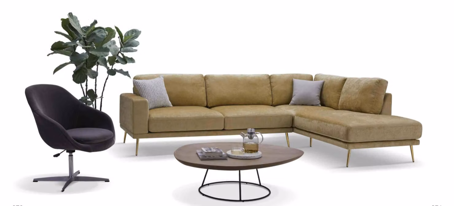 Design Stoff Ecksofa L-Form Sofa Couch Design Polster Textil Modern Eckgarnitur