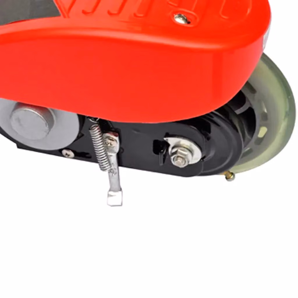 Monopattino elettrico pieghevole vidaXL con freno e batteria ricaricabile, rosso e nero – 2