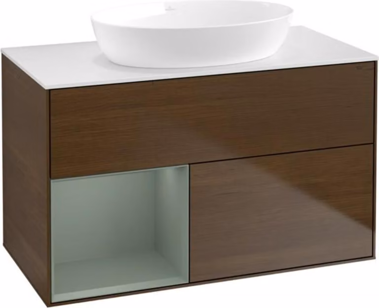 Mobiletto V&B Finion 100, Pl wh. m, Reg Oli. m Lac, wal ven