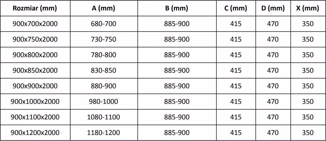 Mexen Velar cabina doccia scorrevole 90 x 70 cm, ghiaccio, nichel spazzolato - 871-090-070-31-97
