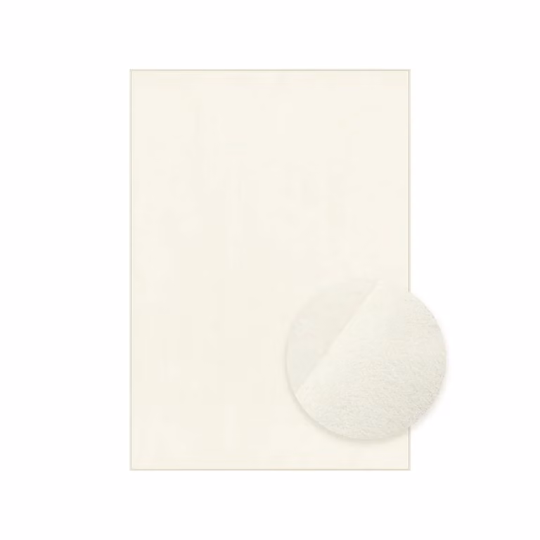 Tappeto moderno antiscivolo lavabile, Bianco Crema / 160 x 230 cm