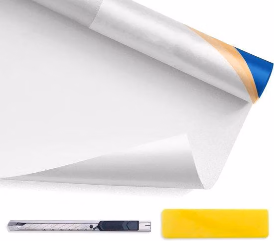 Pellicola statica autoadesiva per vetri con protezione della privacy HR++ 70 cm x 300 cm