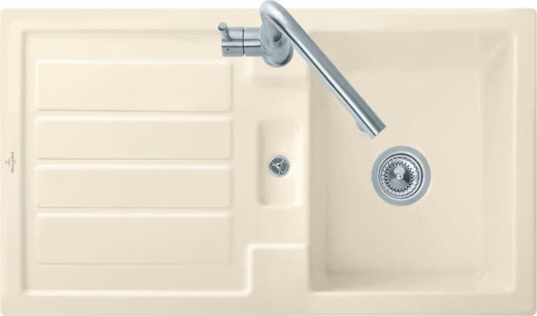 Villeroy & Boch Lavello FLAVIA 50 900 x 510 mm Comando manuale avorio