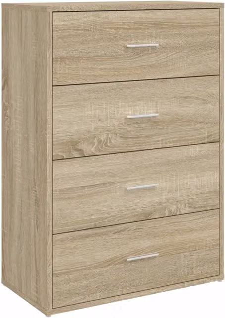 Credenza Buffet da pranzo in Legno Multistrato Rovere Sonoma Beige L: 60 cm, P: 31 cm, H: 84 cm