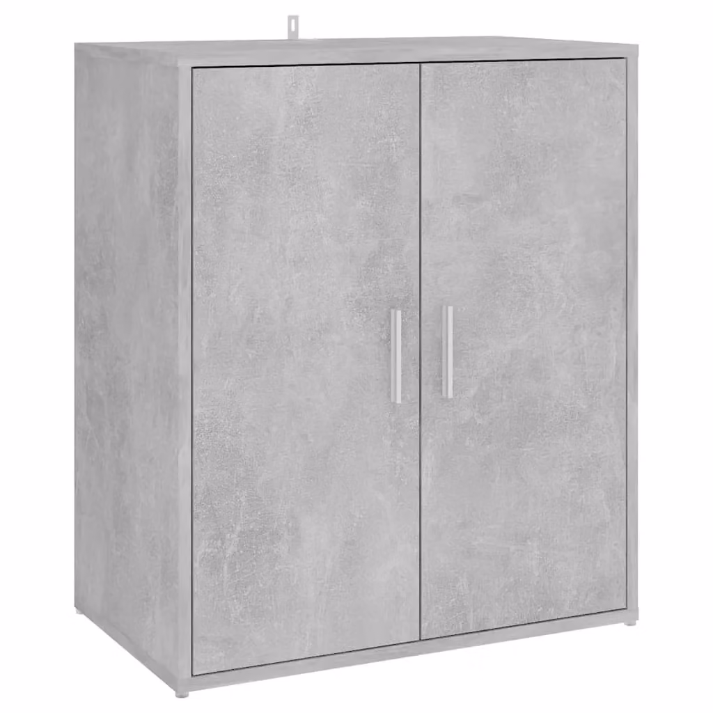 Scarpiera moderna a parete in MDF grigio opaco per ingresso, corridoio o soggiorno, L: 60 cm, P: 35 cm, H: 70 cm – 2