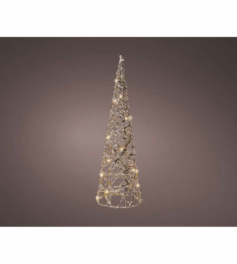 Lumineo Cono LED Oro - Elegante Illuminazione Interna - 12x40 cm