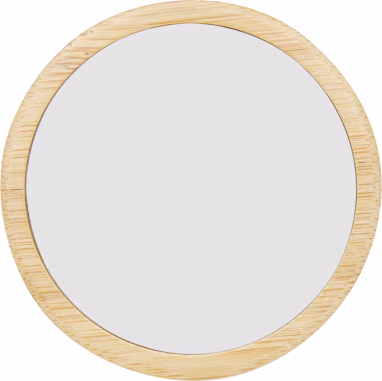 Floso - Specchio a mano "Lustre", bambù PF4721 (taglia unica) (Naturale)