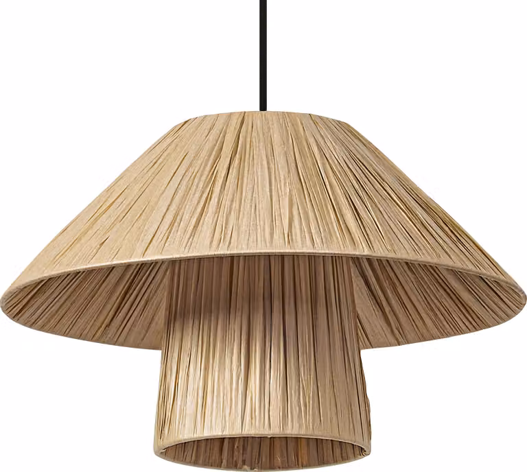 LEDVANCE Decor Bamboo Paper Hut Pendant 400 E27 Brown