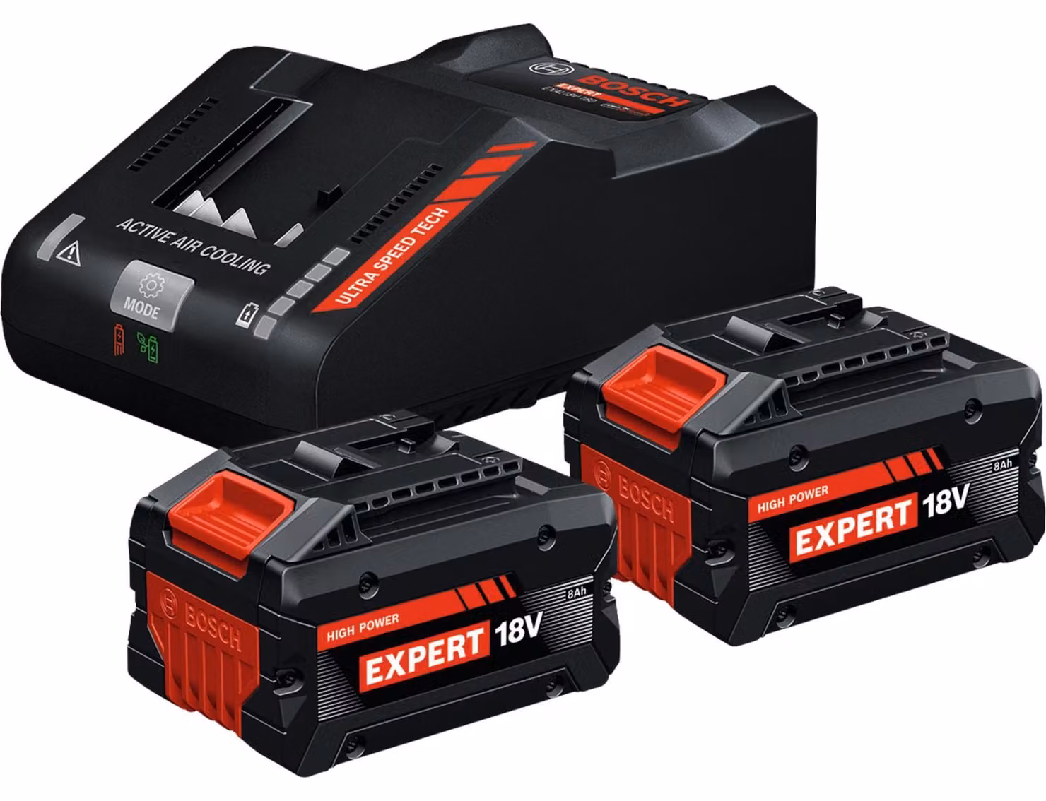 Set di avviamento professionale Bosch (2xEXBA18V-80, EXAL18V-160 C) (1600A0373T)