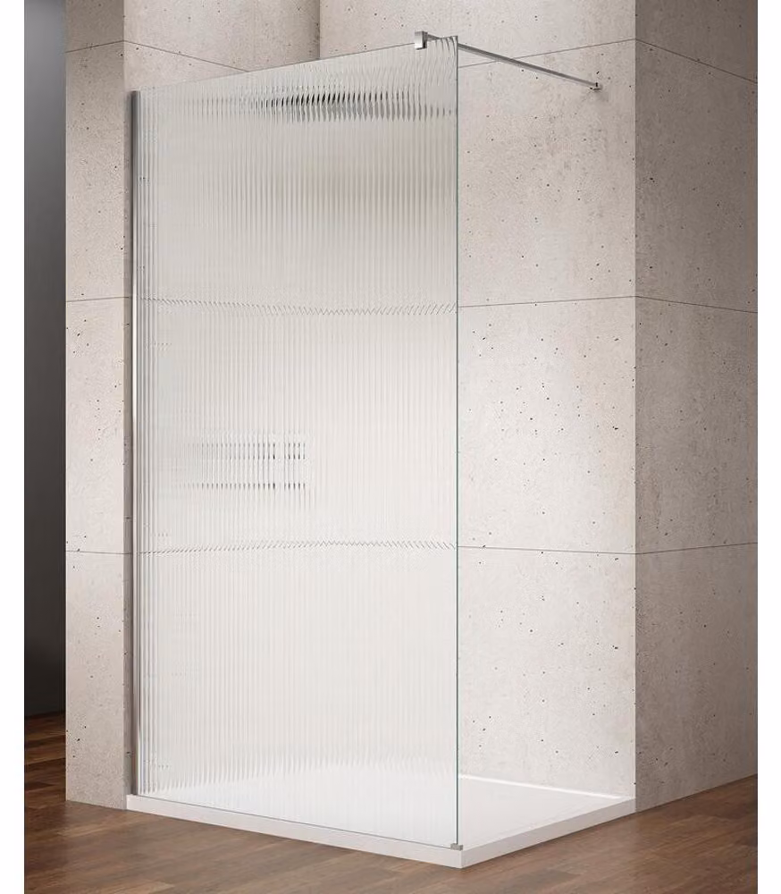 Schermo doccia walk-in VARIO CHROME, vetro nordico, 1400 mm