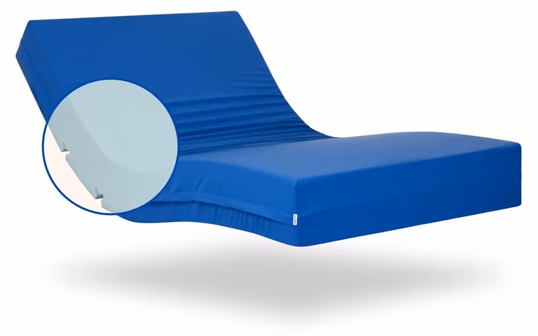 Materasso professionale HR-Matras, 15 cm di spessore, 80x190 cm, impermeabile, per letti ospedalieri