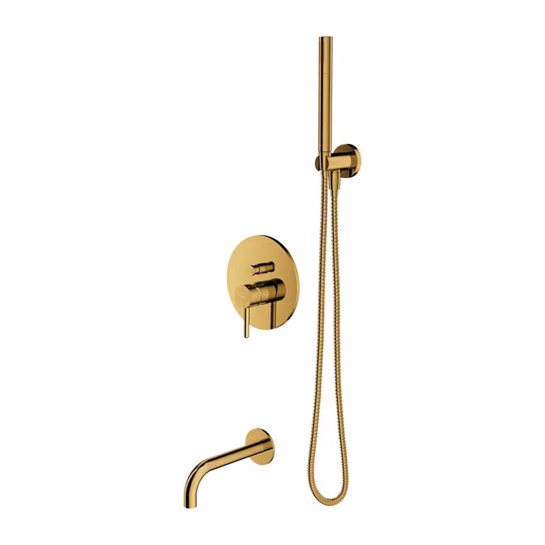 Omnires Y SYSYW01GL Set vasca da incasso, oro