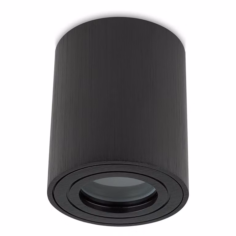 Sweet LED faretto da superficie bagno GU10 alluminio nero IP44 spot da superficie 230V