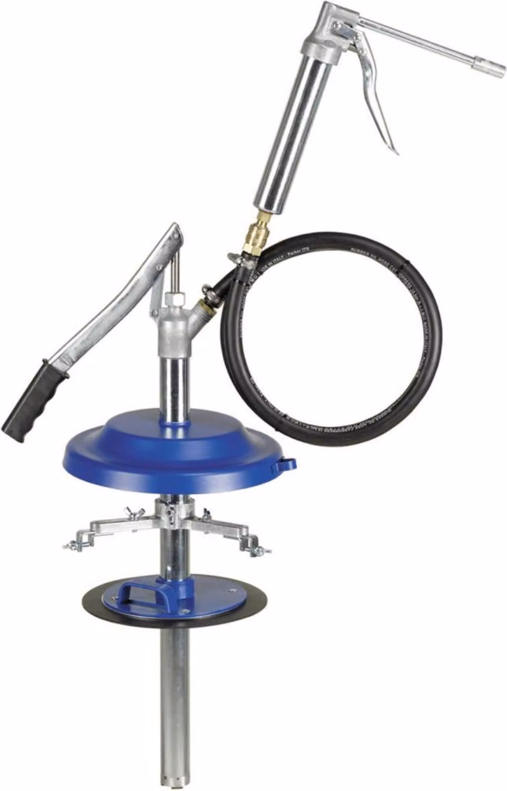 Lubrificatore Pressol con pompa manuale per secchio 180-210mm 5kg