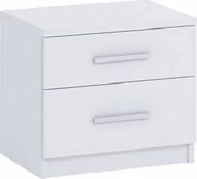 Comodino accanto al letto BRYAN - bianco