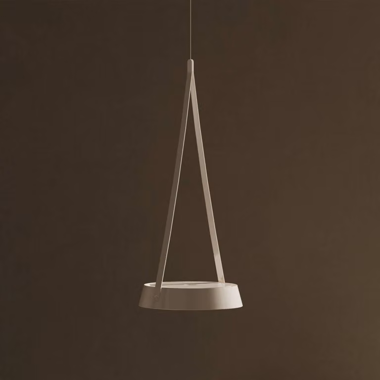 Sigor Lampada LED a sospensione Mahina, bianca, Ø 17 cm, metallo, CCT dimmerabile, Bianco / Opale, Soggiorno / Sala da pranzo, Alluminio, Moderno