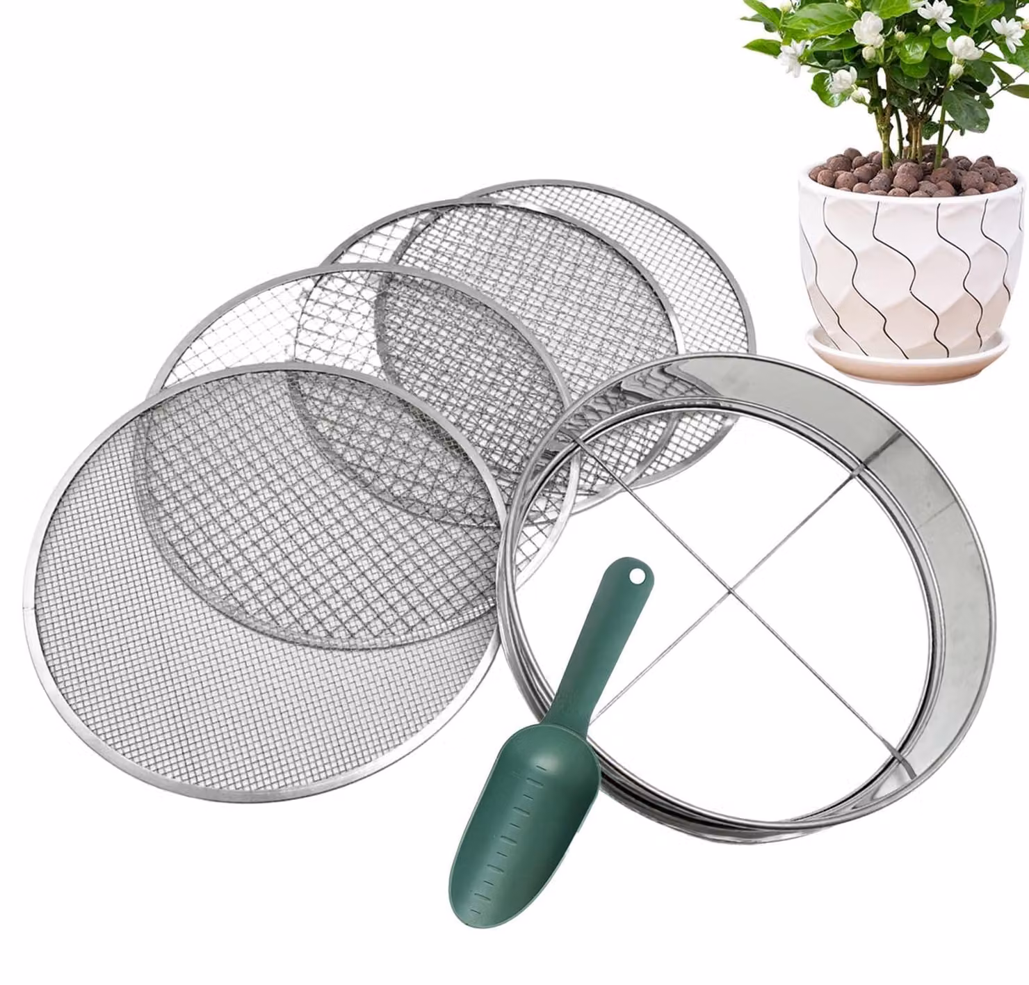 Setaccio per terreno leggero, ideale per giardinaggio