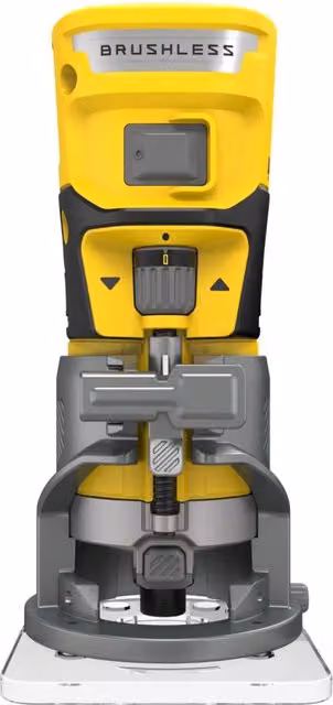 Fresatrice cordless Stanley Fatmax V20 SFMCW400B-XJ 18V con punta da 8mm, colore giallo (solo corpo macchina) – 1