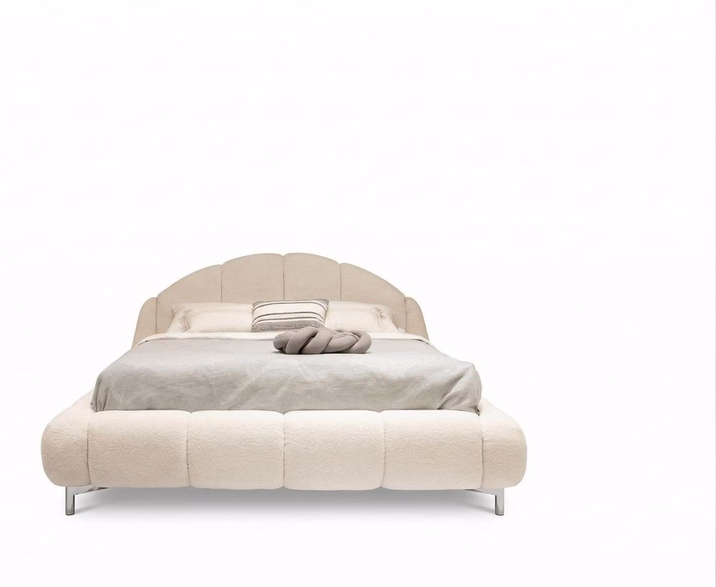 Bett beige, stile moderno, comodo, pratico, elegante, arioso