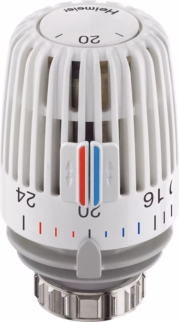 Testa termostatica Heimeier con campo di regolazione della temperatura bianco 600000600