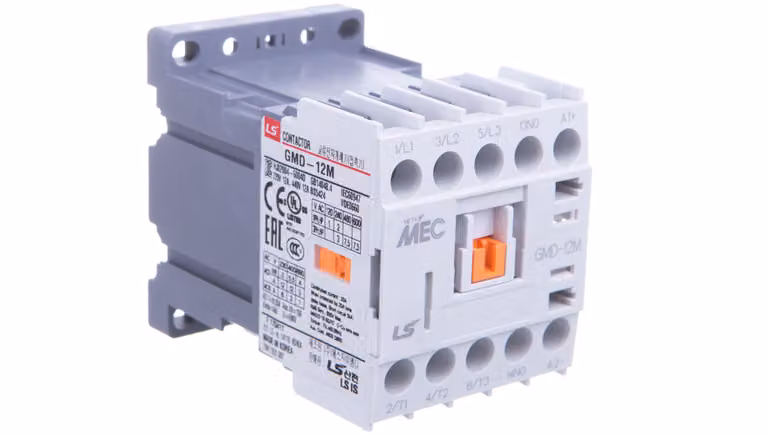 Contattore miniaturizzato 12A 3P 1NO 24V DC GMD-12M 24V DC