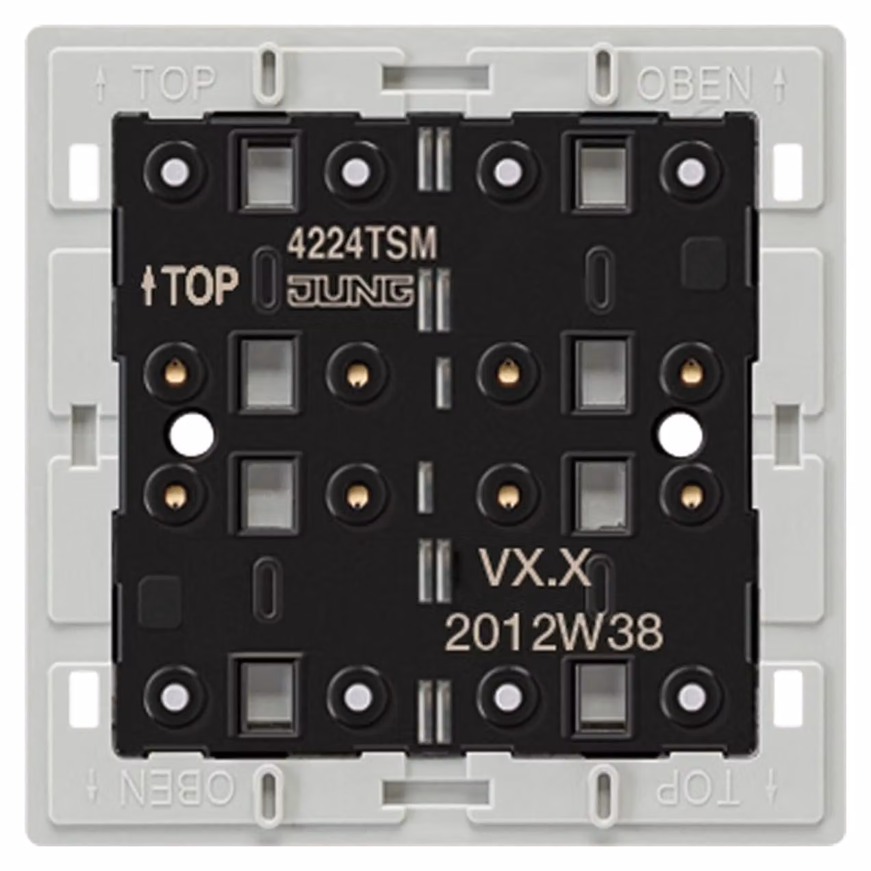 Modulo pulsante Jung a 2 ingressi 24V AC/DC 20mA 4224 TSM