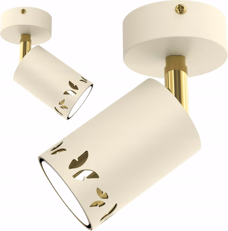 Lampada Da Tetto Per Bambini A Led A Farfalla Beige Ecru Oro Gu10