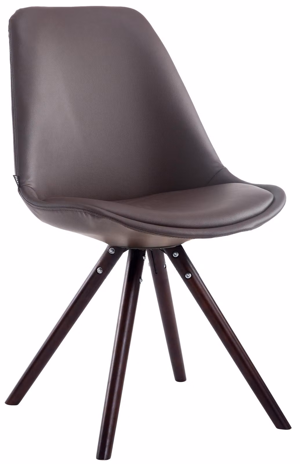 Sedia visitatore Laval Cappuccino rotonda