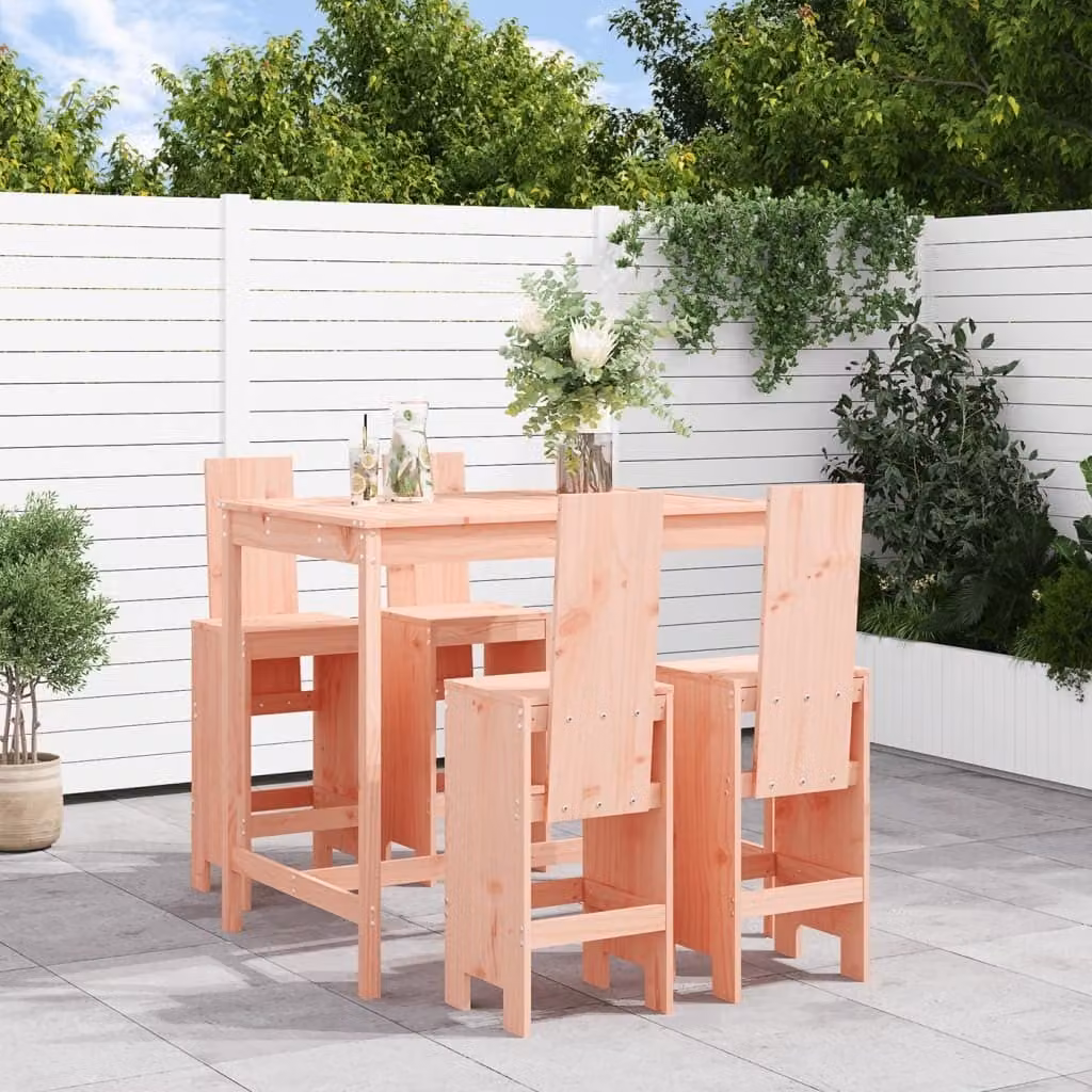 Maison Exclusive - Set da giardino da 5 pezzi in legno massello di douglasia