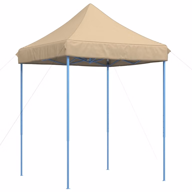 Tenda da Festa Pieghevole Pop-Up Beige 200x200x306 cm