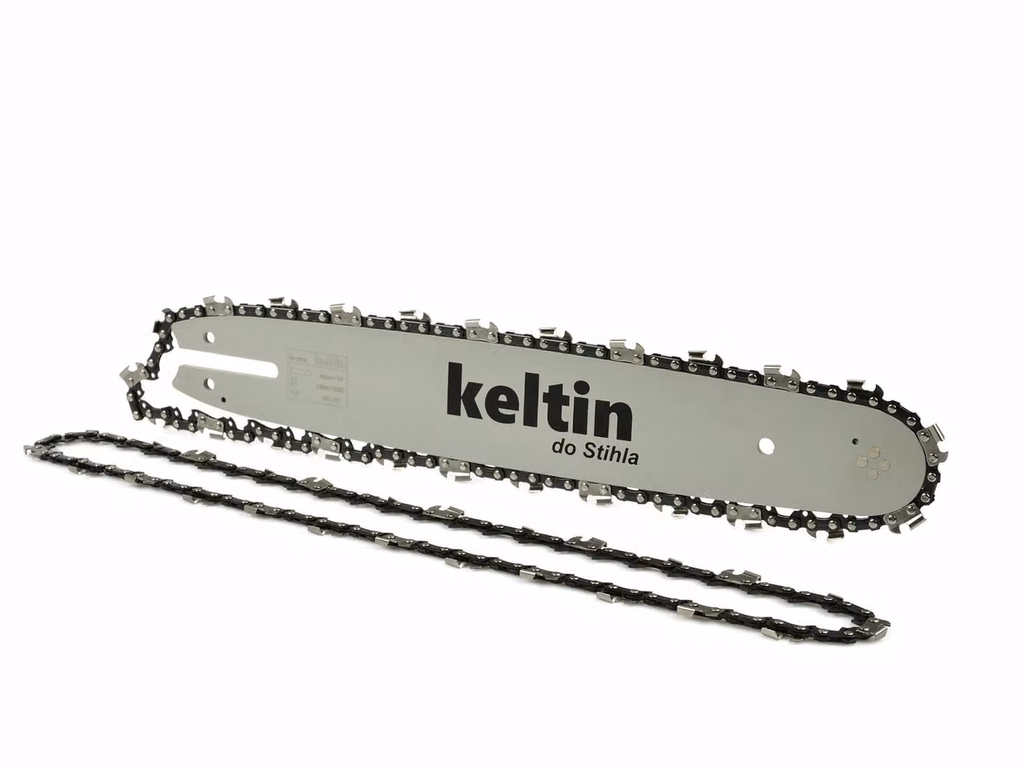 KELTIN Barra di guida per motosega e 2 catene 14" 3/8" 1,3mm 50z K02411