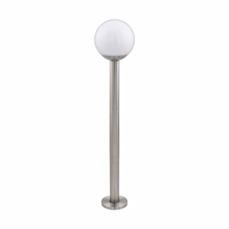Lampada da terra a LED, acciaio inox, smart home, Nisia-C