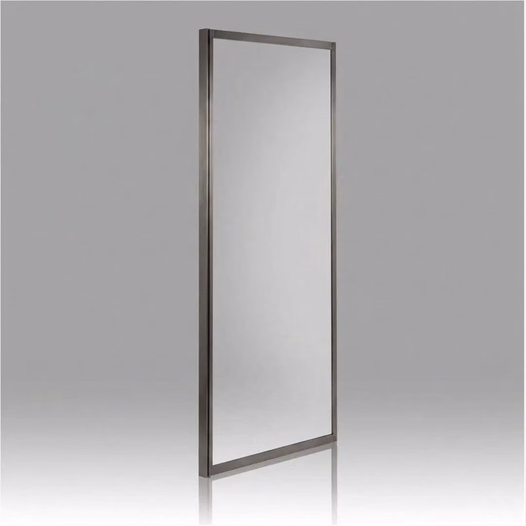 Parete fissa doccia 80x190 cm cristallo trasparente gun metal | City