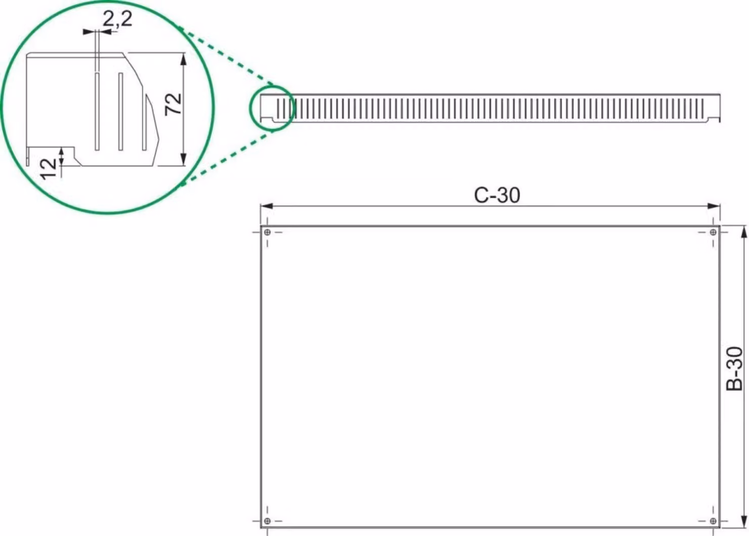 Schneider Electric Tetto di ventilazione SF NSYSVR608