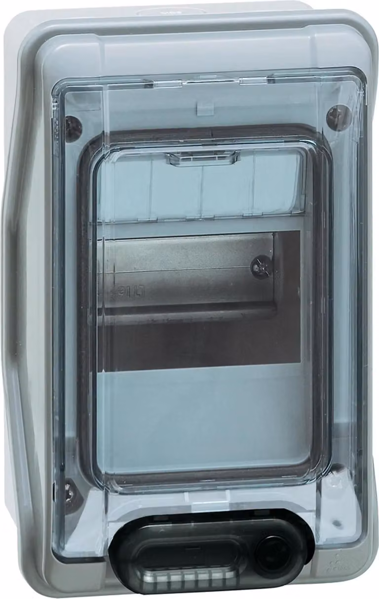 Distributore Legrand per ambienti umidi, a vista, IP65, 1 fila, 4 moduli, 1 pz.
