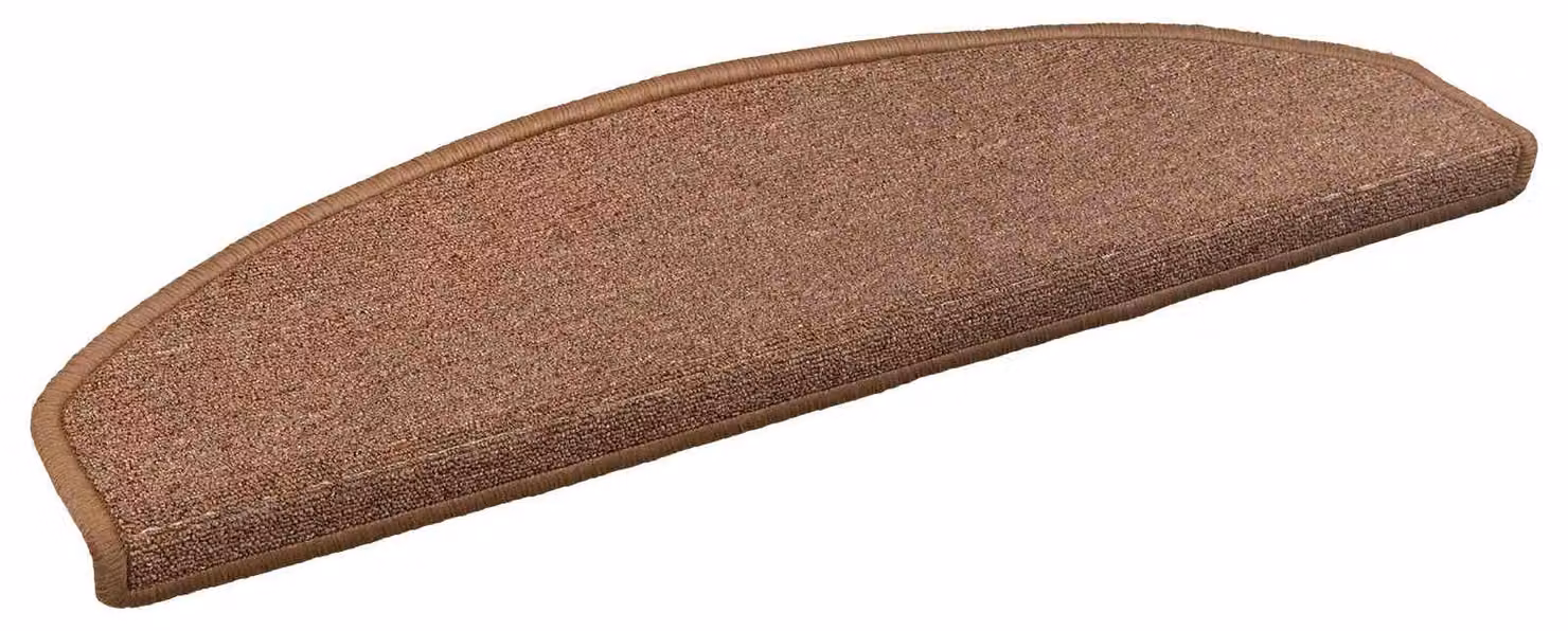 Tappetini per scale autoadesivi Semicircolare 15 pcs Marrone