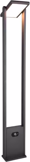 Paletto solare LED MALAWI Trio antracite 101 cm IP65