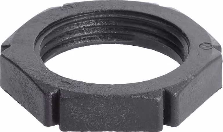 WISKA Controdado PG16x1,41 GPA-16 esagonale in poliammide (PA) colore nero intenso RAL 9005 - 1 pezzo