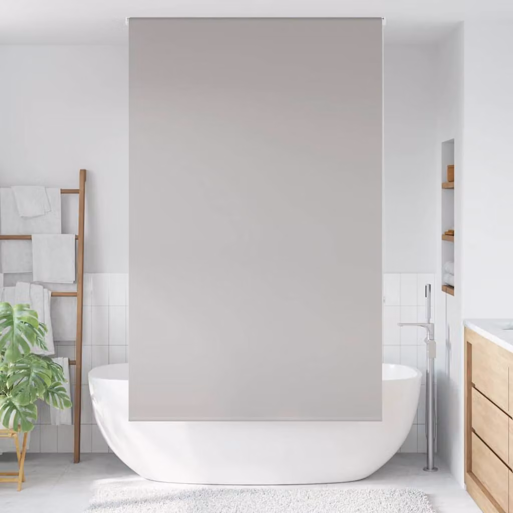 vidaXL Tenda a Rullo Doccia 120x240 cm Larghezza Tessuto 116 cm
