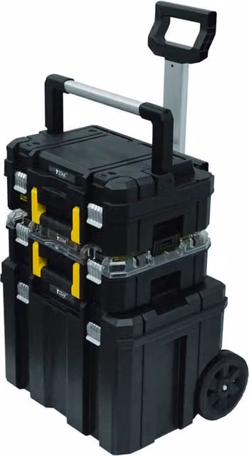 Carrello portautensili Stanley Fatmax FMST1-80103 in metallo nero, con ruote e chiusura di sicurezza, L: 51 cm, P: 63 cm, H: 70 cm
