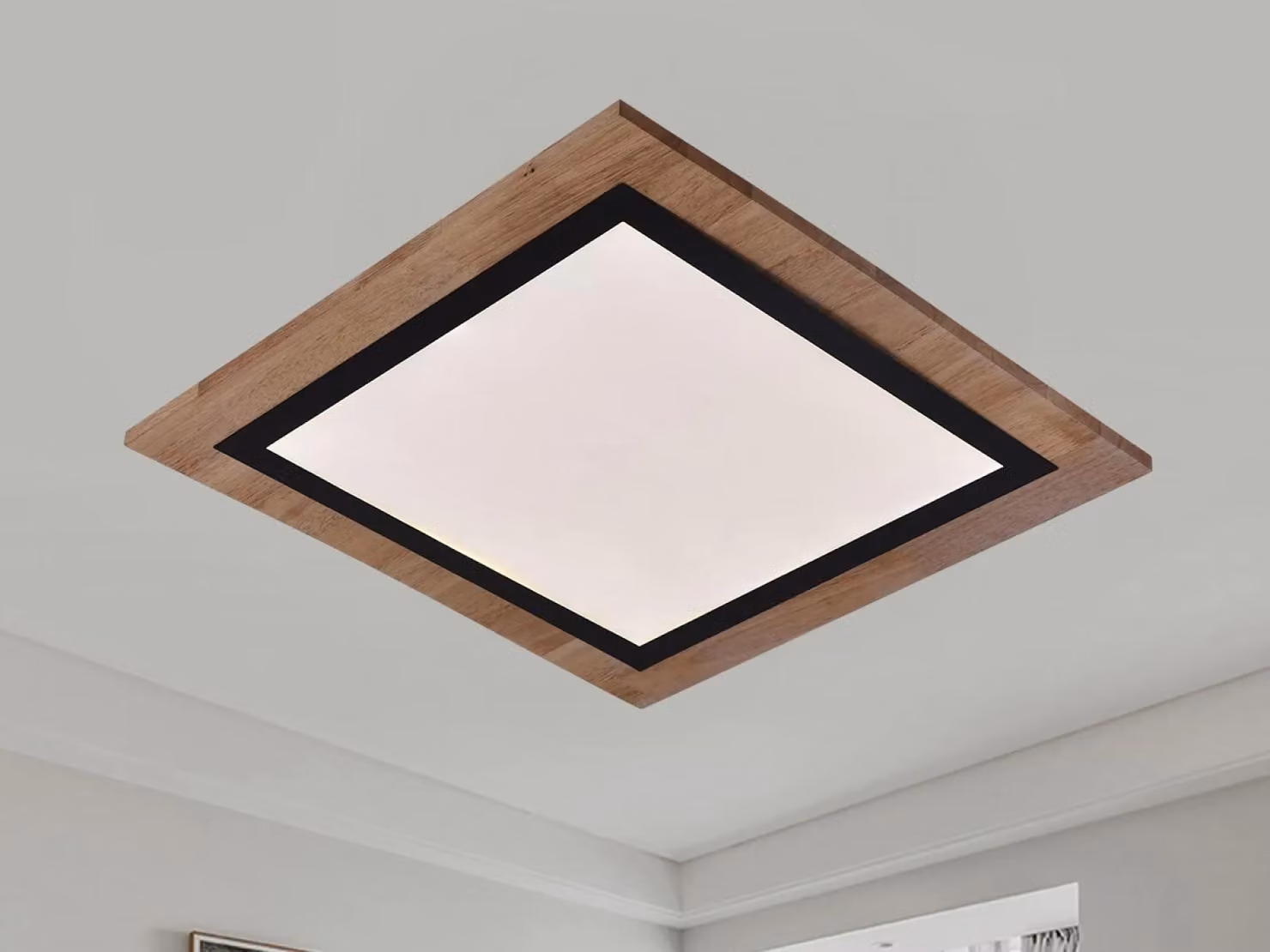 Lampada a soffitto a LED con telecomando, 35W - J1351/BW