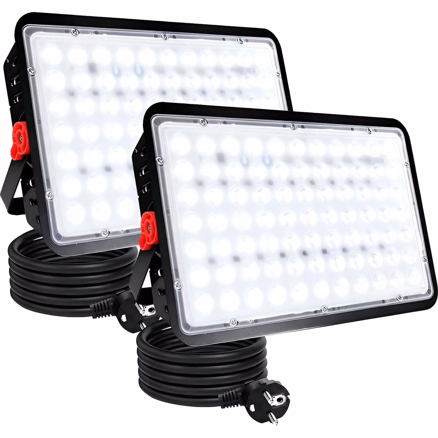 Faretto LED da esterno, 200W, 20000 lumen, 6500K, grado di protezione IP66, con spina