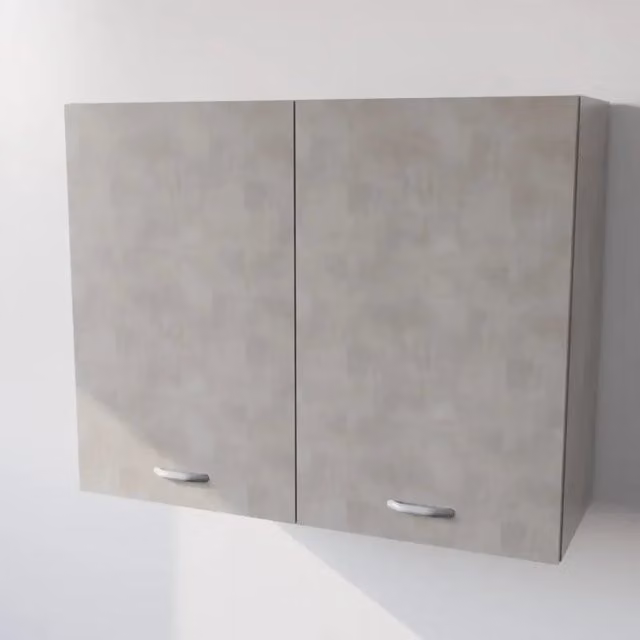 Calandrelli Pensile Cucina H 72 L 80 P 33 cm 2 Ante Cemento