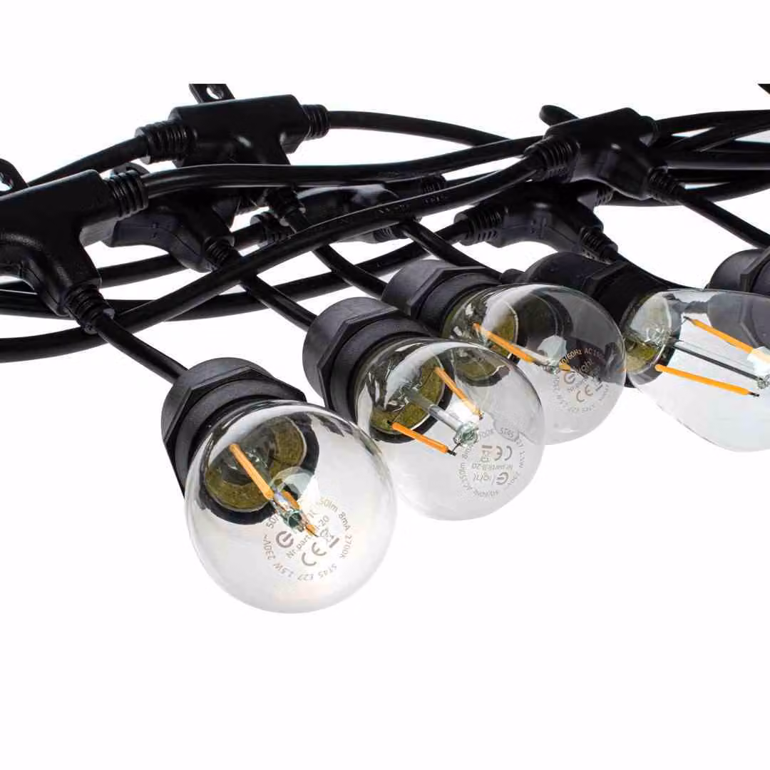 Eko-light LED ghirlanda luminosa da giardino 10m EKO6925 nero